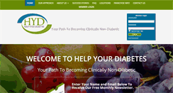 Desktop Screenshot of helpyourdiabetes.com